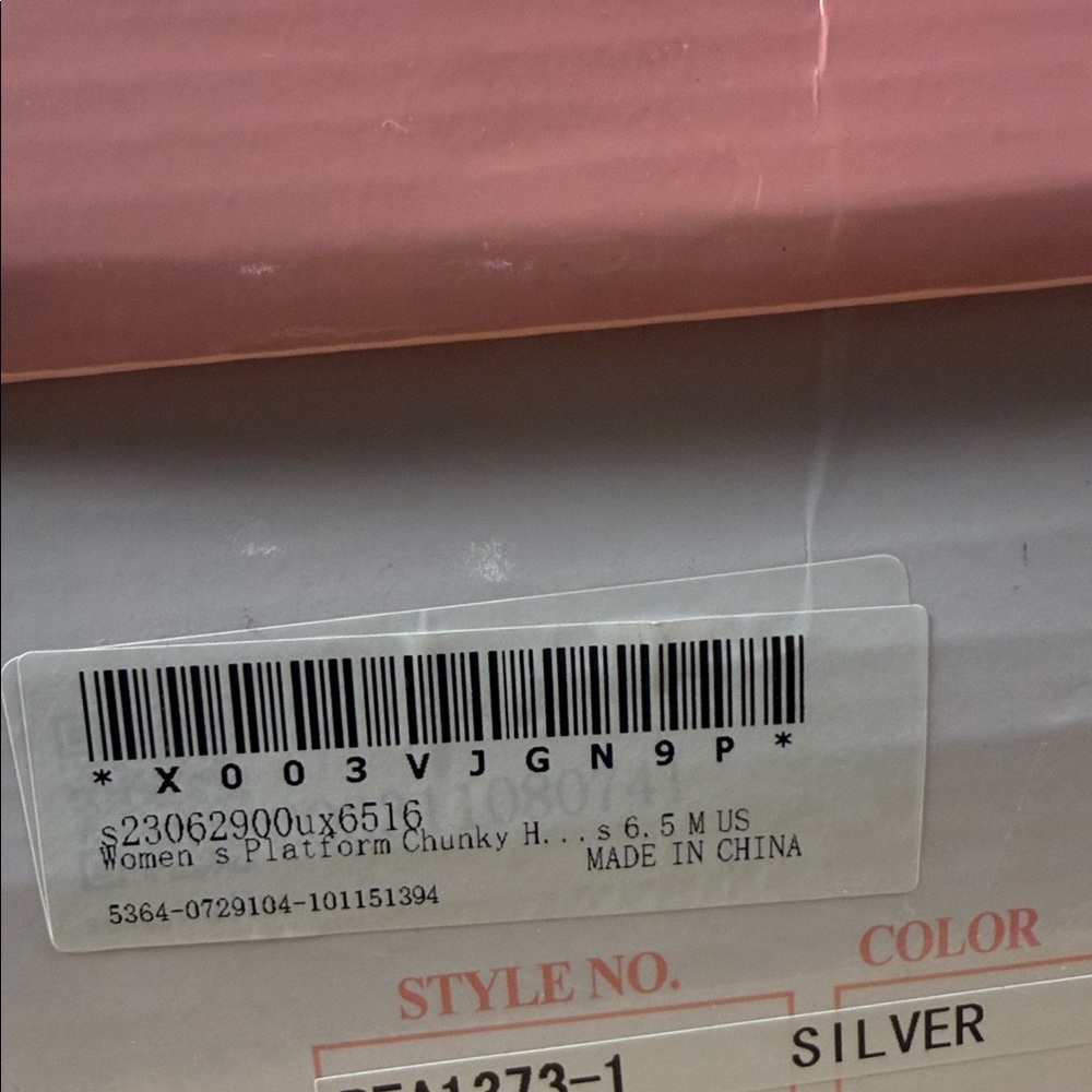 Allegra K‎ Silver Over the Knee Boots - Picture 12 of 12